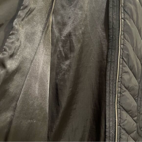 Perry Ellis Portfolio Down Puffer Coat Black Size M - Picture 7 of 8